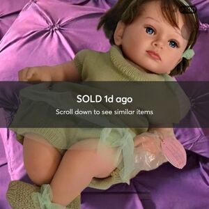SOLD FAST on Different Platform - Lifelike 24" Reborn Doll Toddler Girl